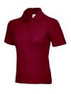 UC106 Ladies Polo Shirt Maroon colour image